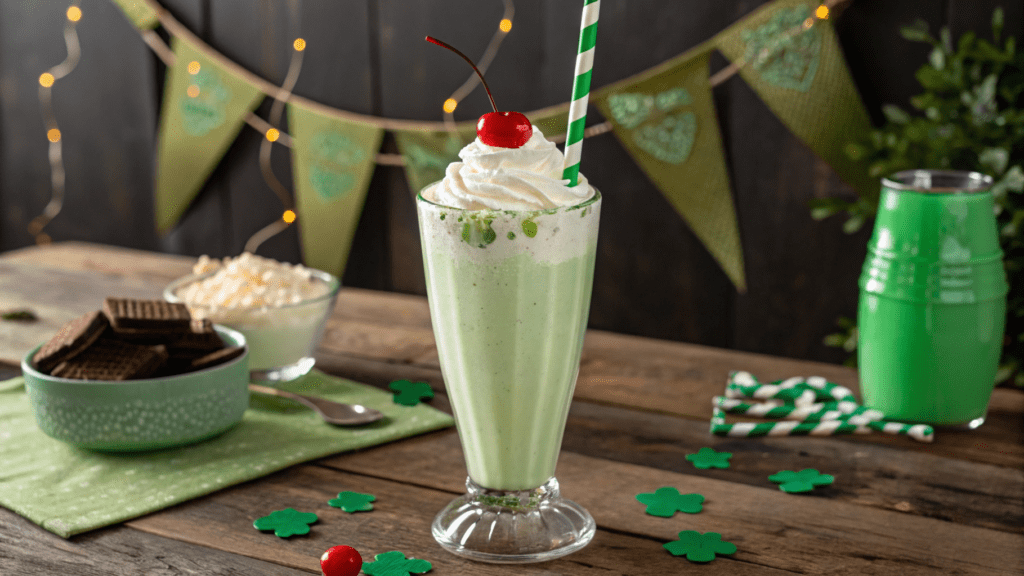 Boozy Shamrock Shake Recipe