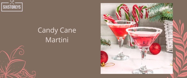 Candy Cane Martini - Best Creme De Menthe Cocktail