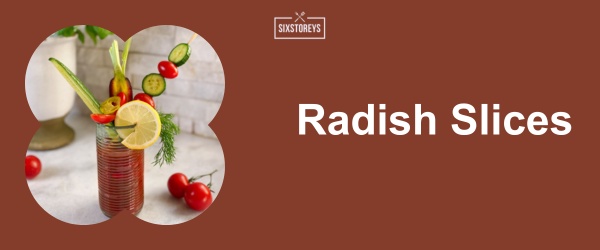 Radish Slices - Best Bloody Mary Garnishes for 2024