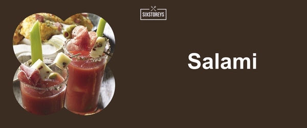 Salami - Best Bloody Mary Garnishes for 2024