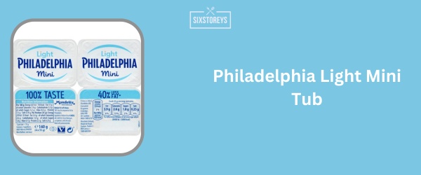 Philadelphia Light Mini Tub - Best Spreadable Cheese Brand of 2024