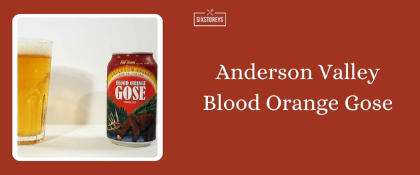 Anderson Valley Blood Orange Gose - Best Summer Beer To Drink in 2024