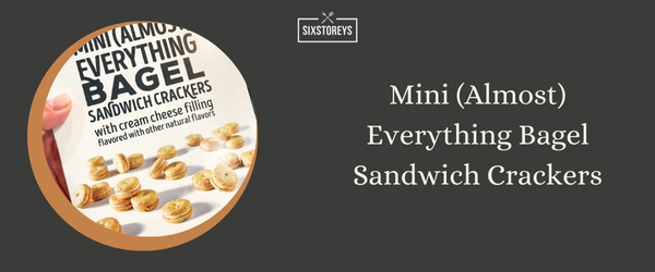 Mini Almost Everything Bagel Sandwich Crackers - Best Trader Joe's Sweet Snacks of 2024