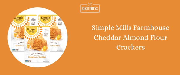 Simple Mills Farmhouse Cheddar Almond Flour Crackers - Best Gluten-Free Cracker (2024)
