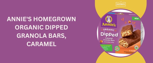 Annie's Homegrown Organic Dipped Granola Bars, Caramel - Best Granola Bar of 2024