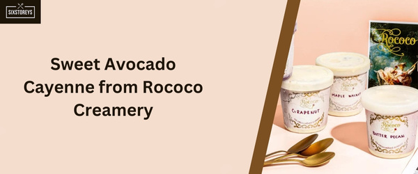 Sweet Avocado Cayenne from Rococo Creamery - Weird Ice Cream Flavor of 2024