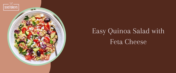 Easy Quinoa Salad with Feta Cheese