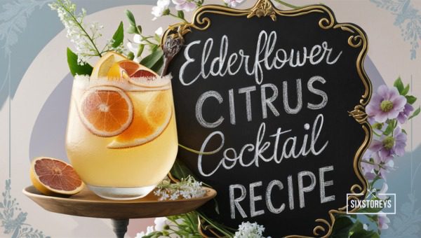 Elderflower Citrus Fizz Cocktail Recipe