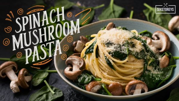 Spinach Mushroom Pasta Recipe