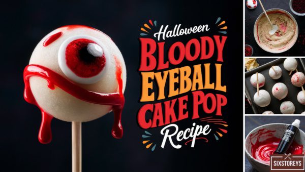 Halloween Bloody Eyeball Cake Pop Recipe