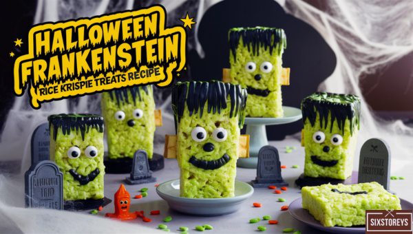 Halloween Frankenstein Rice Krispie Treat Recipe