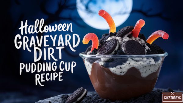 Halloween Graveyard Dirt Pudding Cup Recipe