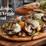 Black Friday Roasted Veggie Flatbread Recipe