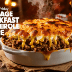 Easy Black Friday Sausage Breakfast Casserole