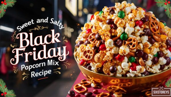 Sweet and Salty Black Friday Popcorn Mix Recipe