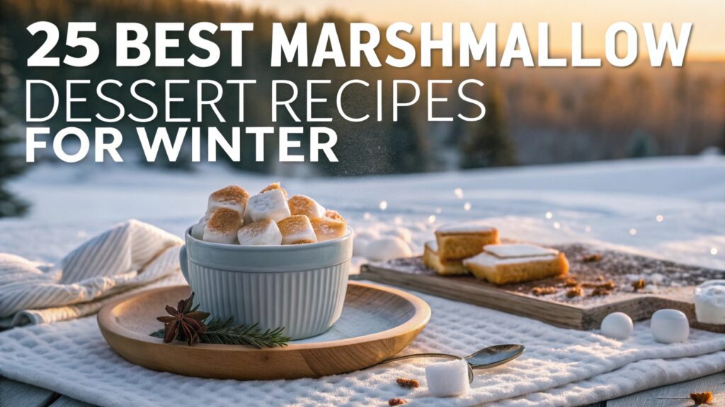 25 Best Marshmallow Dessert Recipes for Winter: Sweet Treats Await 1 Best Marshmallow Dessert Recipes for Winter