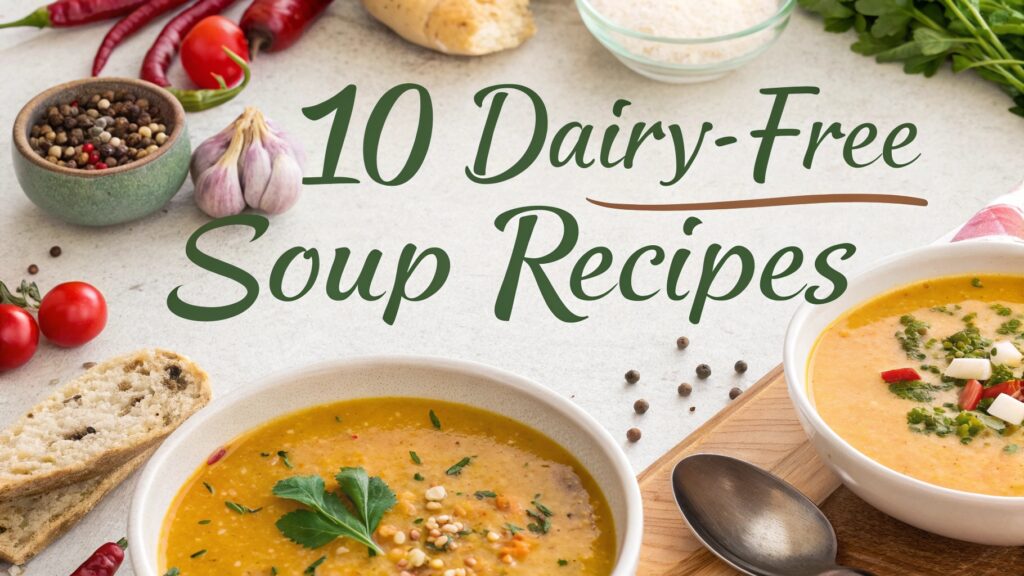 10 Dairy-Free Soup Recipes for Lactose Intolerant Diets 1 Dairy-Free Soup Recipes