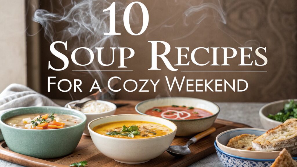 10 Soup Recipes for a Cozy Weekend 1 Soup Recipes for a Cozy Weekend