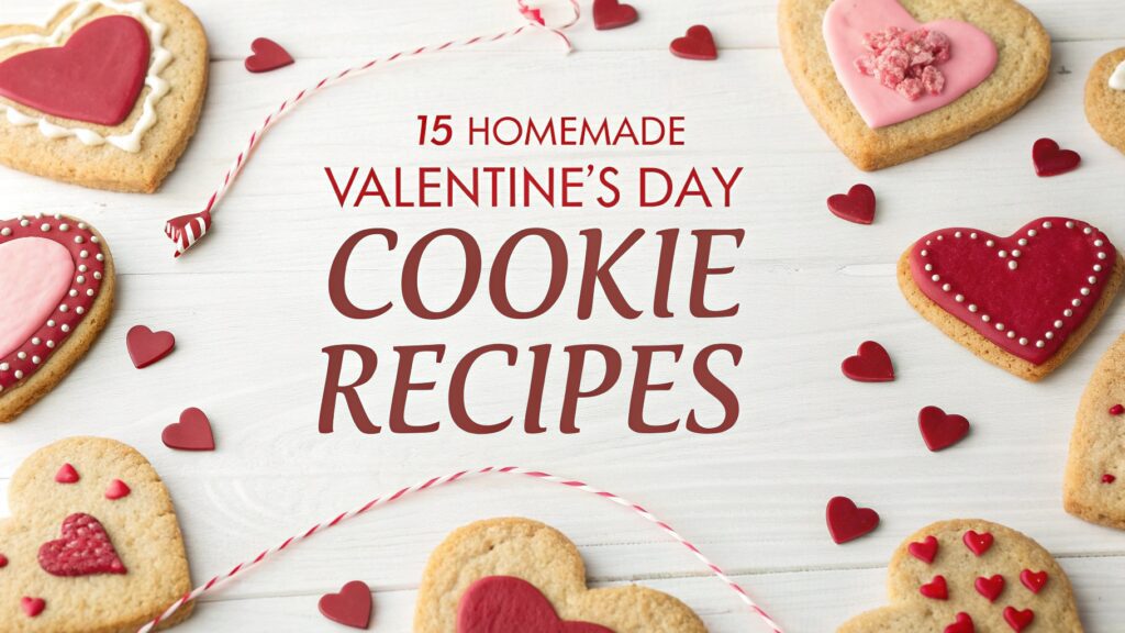 15 Homemade Valentine's Day Cookie Recipes You’ll Love 1 Homemade Valentine's Day Cookie Recipes