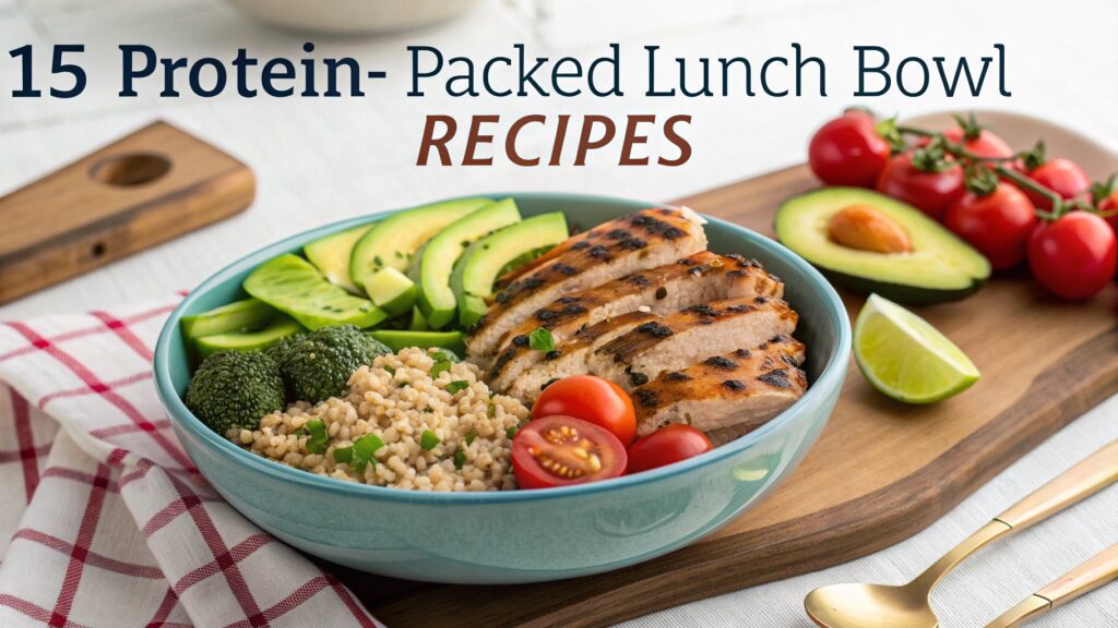 15 Protein-Packed Lunch Bowl Recipes to Energize Your Day 1 Protein-Packed Lunch Bowl Recipes