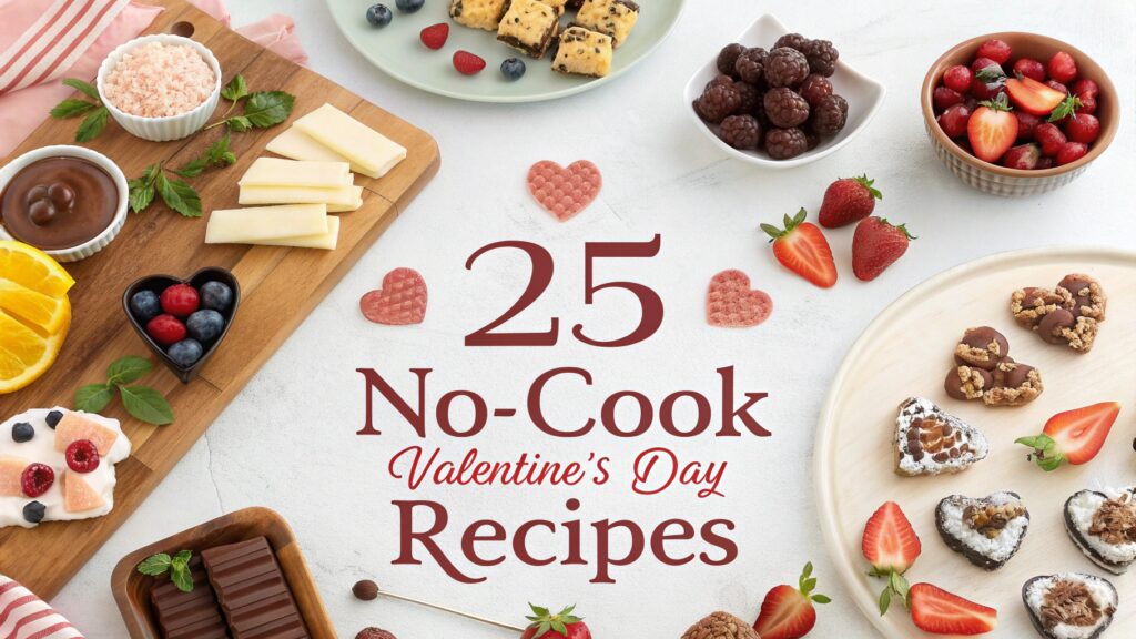 25 No-Cook Valentine's Day Recipes to Impress Your Love 1 25 No-Cook Valentine's Day Recipes