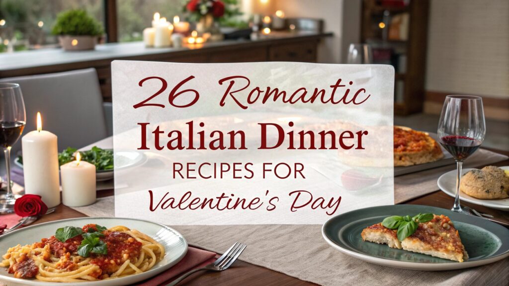 26 Romantic Italian Dinner Recipes for Valentine's Day You’ll Love 1 26 Romantic Italian Dinner Recipes for Valentine's Day