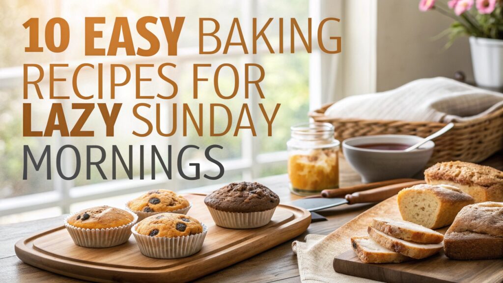 10 Easy Baking Recipes for Lazy Sunday Mornings to Try Today 1 10 Easy Baking Recipes for Lazy Sunday Mornings to Try Today