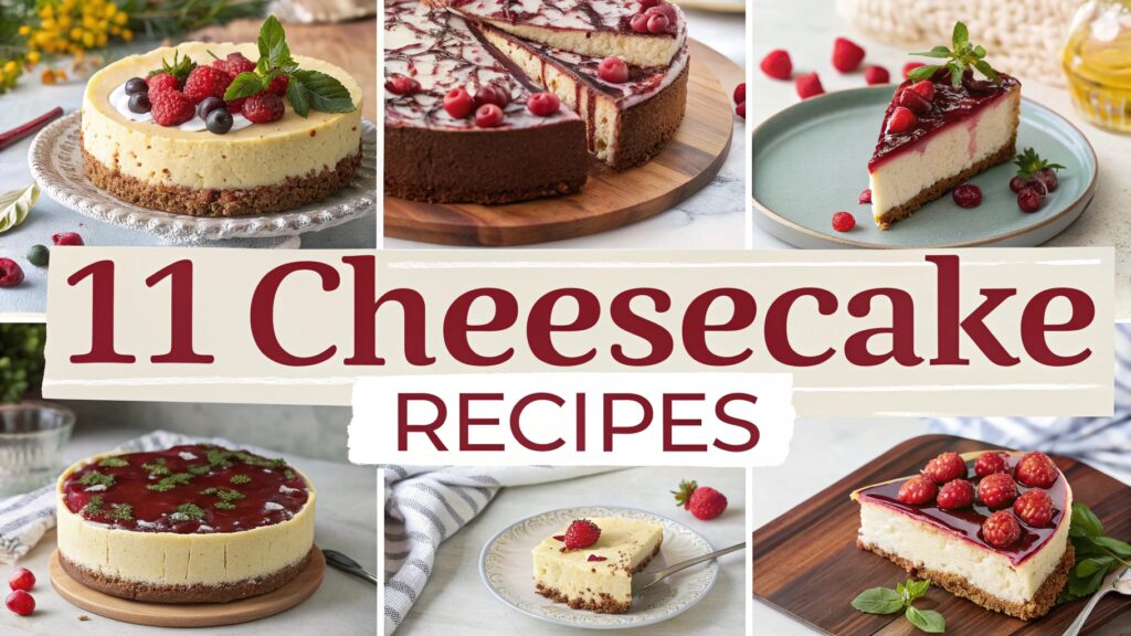 11 Cheesecake Recipes for Creamy Dessert Fans 1 11 Cheesecake Recipes