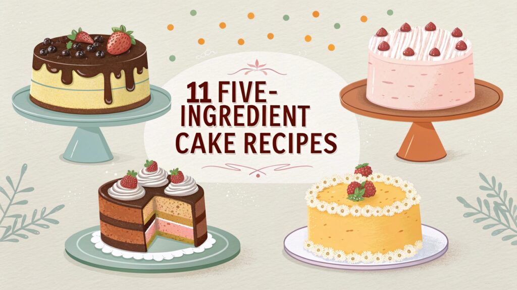 11 Five-Ingredient Cake Recipes for Simple Baking 1 11 Five-Ingredient Cake Recipes