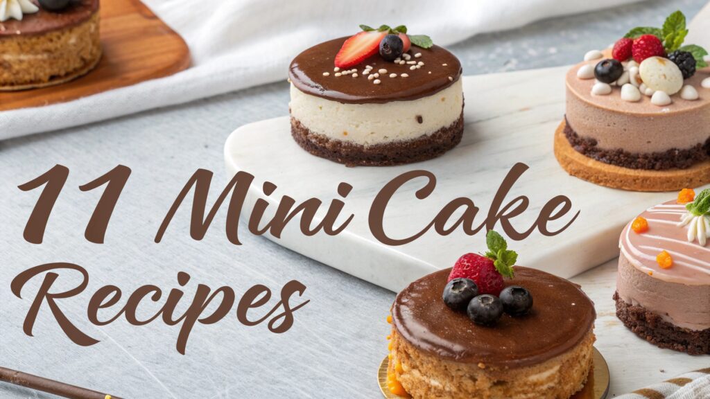 11 Mini Cake Recipes for Small Gatherings 1 11 Mini Cake Recipes