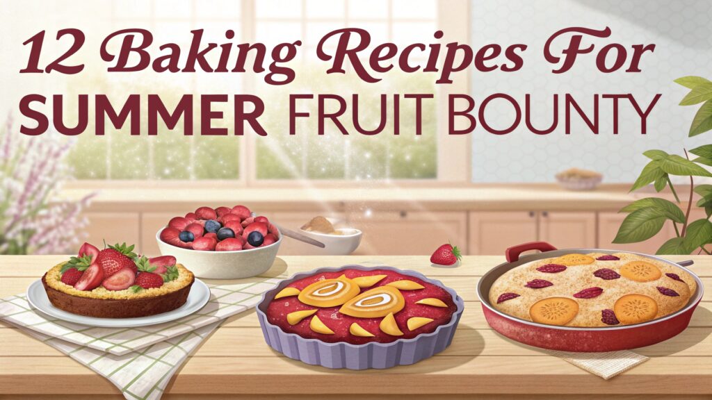 12 Baking Recipes for Summer Fruit Bounty You Need to Try 1 12 Baking Recipes for Summer Fruit Bounty