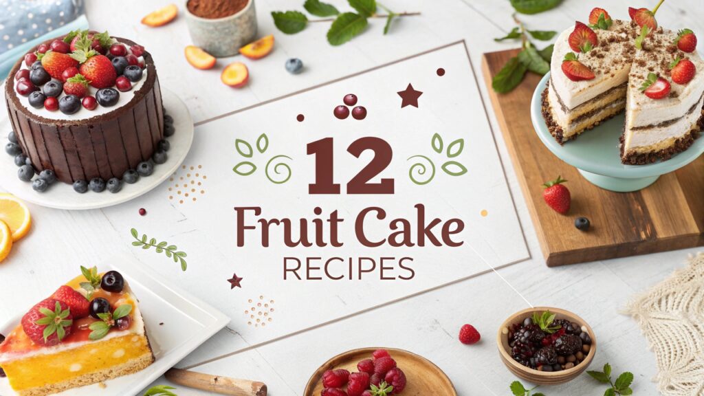 12 Fruit Cake Recipes for Summer and Winter 1 12 Fruit Cake Recipes