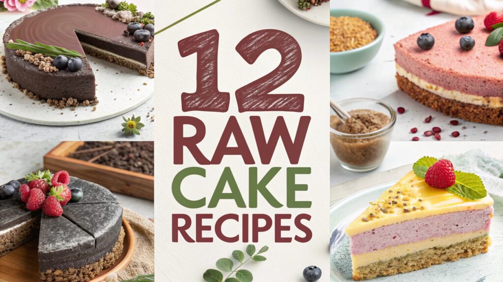 12 Raw Cake Recipes for Uncooked Treats 1 12 Raw Cake Recipes