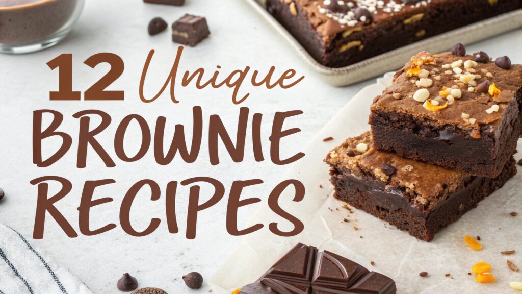 12 Unique Brownie Recipes for Chocolate Aficionados to Try Today 1 12 Unique Brownie Recipes