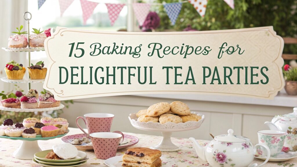 15 Baking Recipes for Delightful Tea Parties: Easy & Tasty Ideas 1 15 Baking Recipes for Delightful Tea Parties