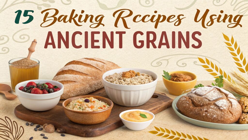 15 Baking Recipes Using Ancient Grains for Healthy Delights 1 15 Baking Recipes Using Ancient Grains