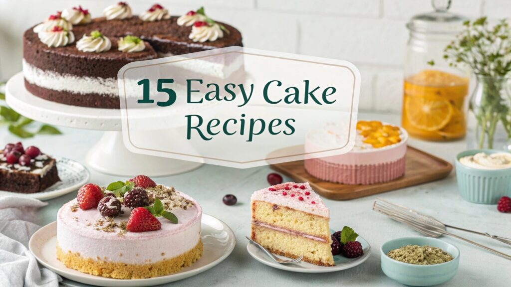 15 Easy Cake Recipes for Beginners 1 15 Easy Cake Recipes