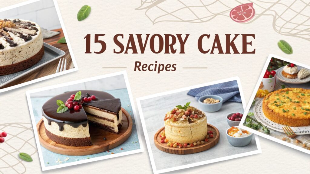 15 Savory Cake Recipes for Non-Sweet Options 1 15 Savory Cake Recipes