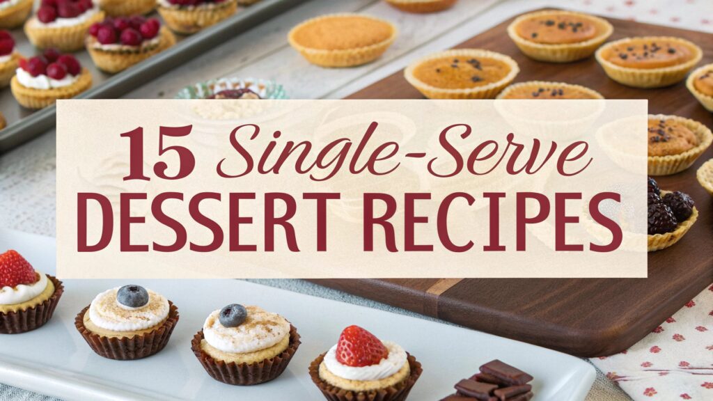 15 Single-Serve Dessert Recipes to Satisfy Your Sweet Tooth 1 Single-Serve Dessert Recipes
