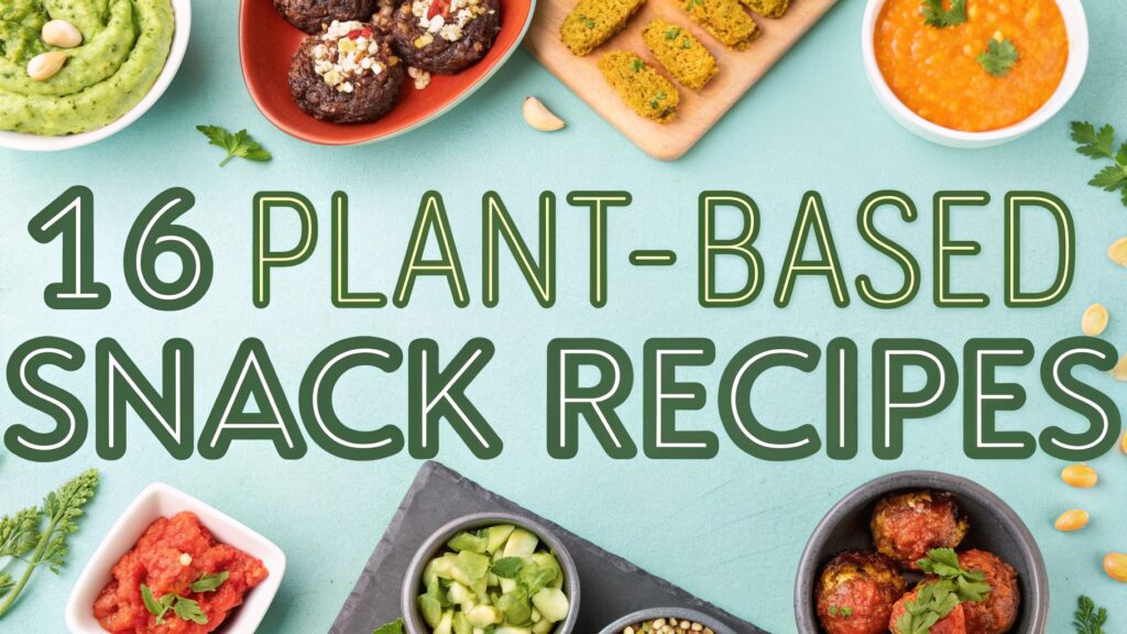 16 Plant-Based Snack Recipes for Healthy Eating on the Go 1 16 Plant-Based Snack Recipes