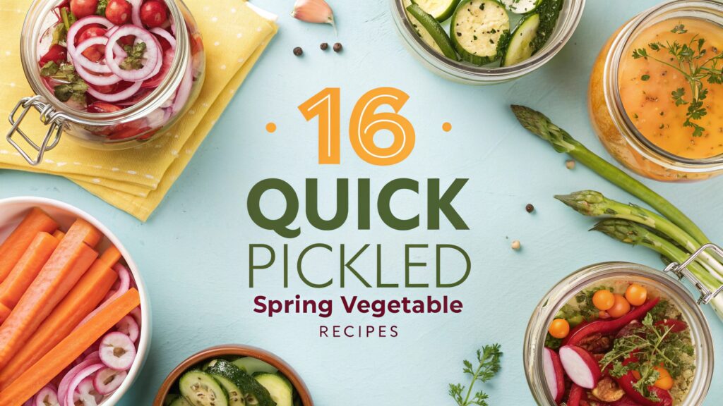 16 Quick Pickled Spring Vegetable Recipes to Preserve the Flavor 1 16 Quick Pickled Spring Vegetable Recipes