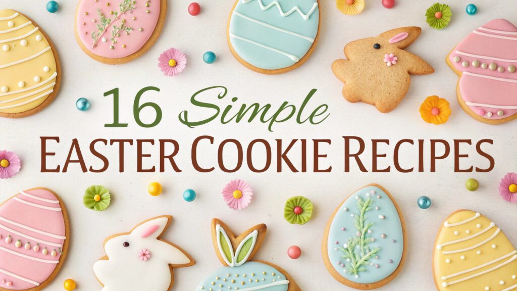 16 Simple Easter Cookie Recipes for a Treat 1 16 Simple Easter Cookie Recipes