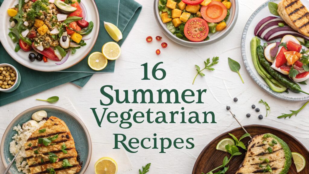 16 Summer Vegetarian Recipes for Fresh and Light Meals 1 16 Summer Vegetarian Recipes