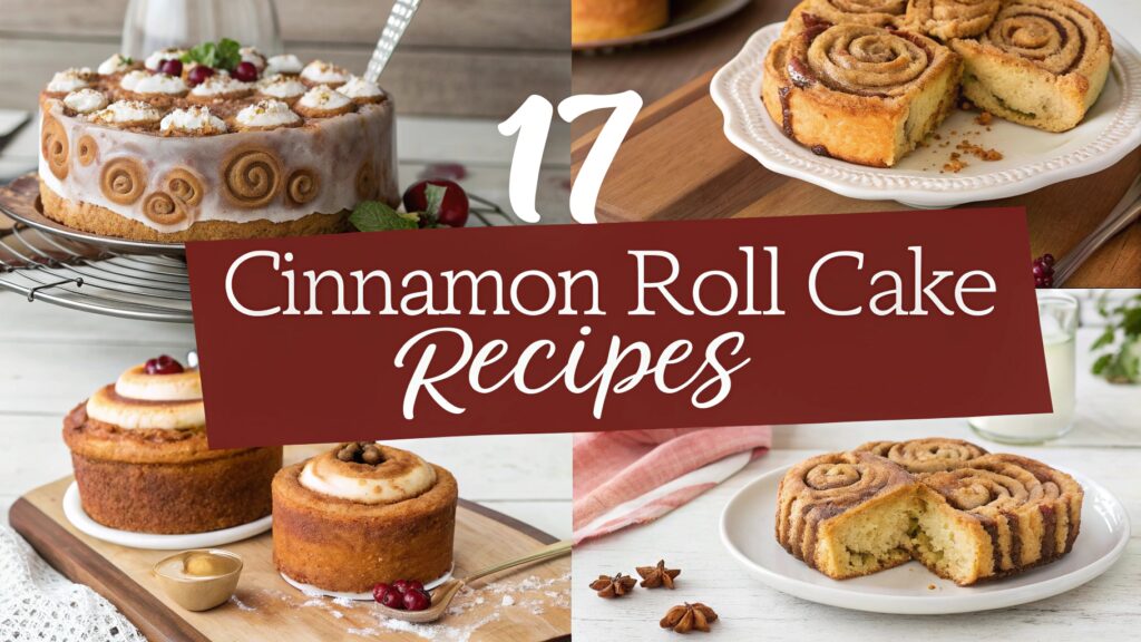 17 Cinnamon Roll Cake Recipes for a Sweet Breakfast 1 17 Cinnamon Roll Cake Recipes