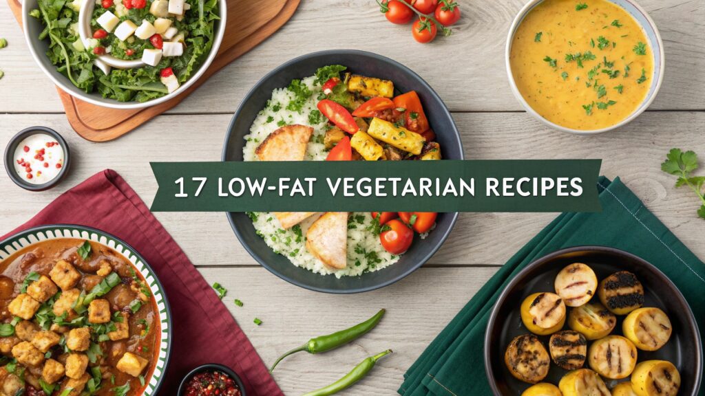 17 Low-Fat Vegetarian Recipes for a Healthier Meal Plan 1 17 Low-Fat Vegetarian Recipes