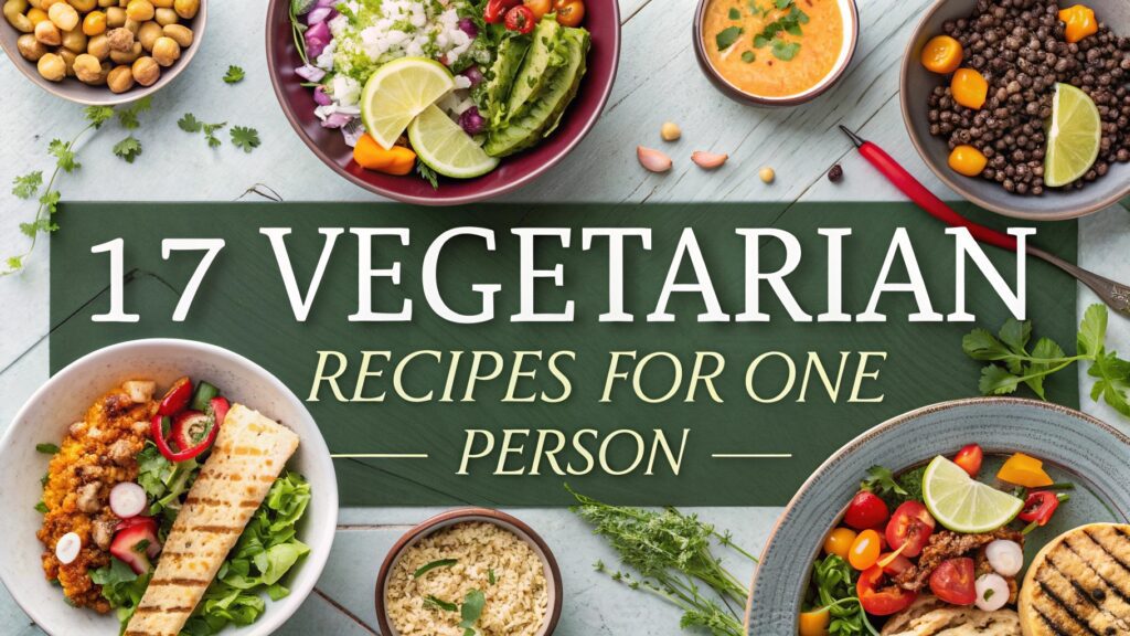 17 Vegetarian Recipes for One - Cooking for Yourself 1 17 Vegetarian Recipes for One
