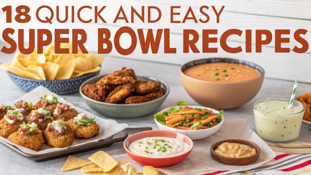 18 Quick and Easy Super Bowl Recipes for Last Minute Prep 1 18 Quick and Easy Super Bowl Recipes
