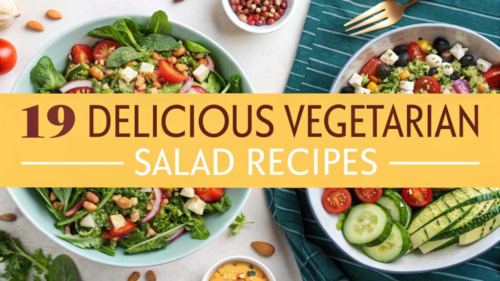 19 Delicious Vegetarian Salad Recipes for Healthy Eating 1 19 Delicious Vegetarian Salad Recipes