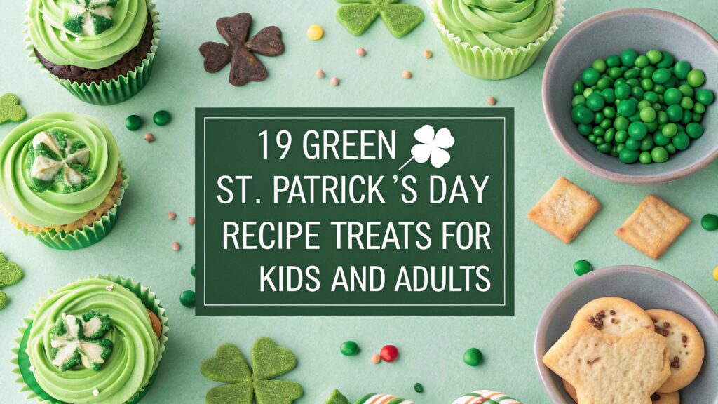 19 Green St. Patrick’s Day Recipe Treats for Kids and Adults to Enjoy 1 19 Green St. Patrick’s Day Recipe