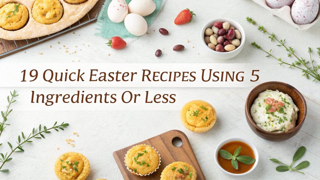 19 Quick Easter Recipes Using 5 Ingredients or Less 1 19 Quick Easter Recipes Using 5 Ingredients or Less